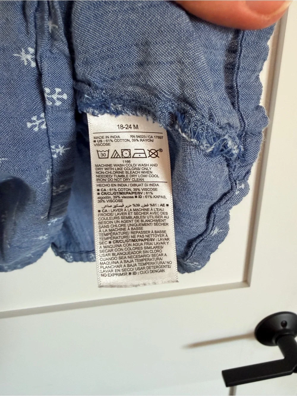 Old Navy Blue Girls' Chambray Dress
